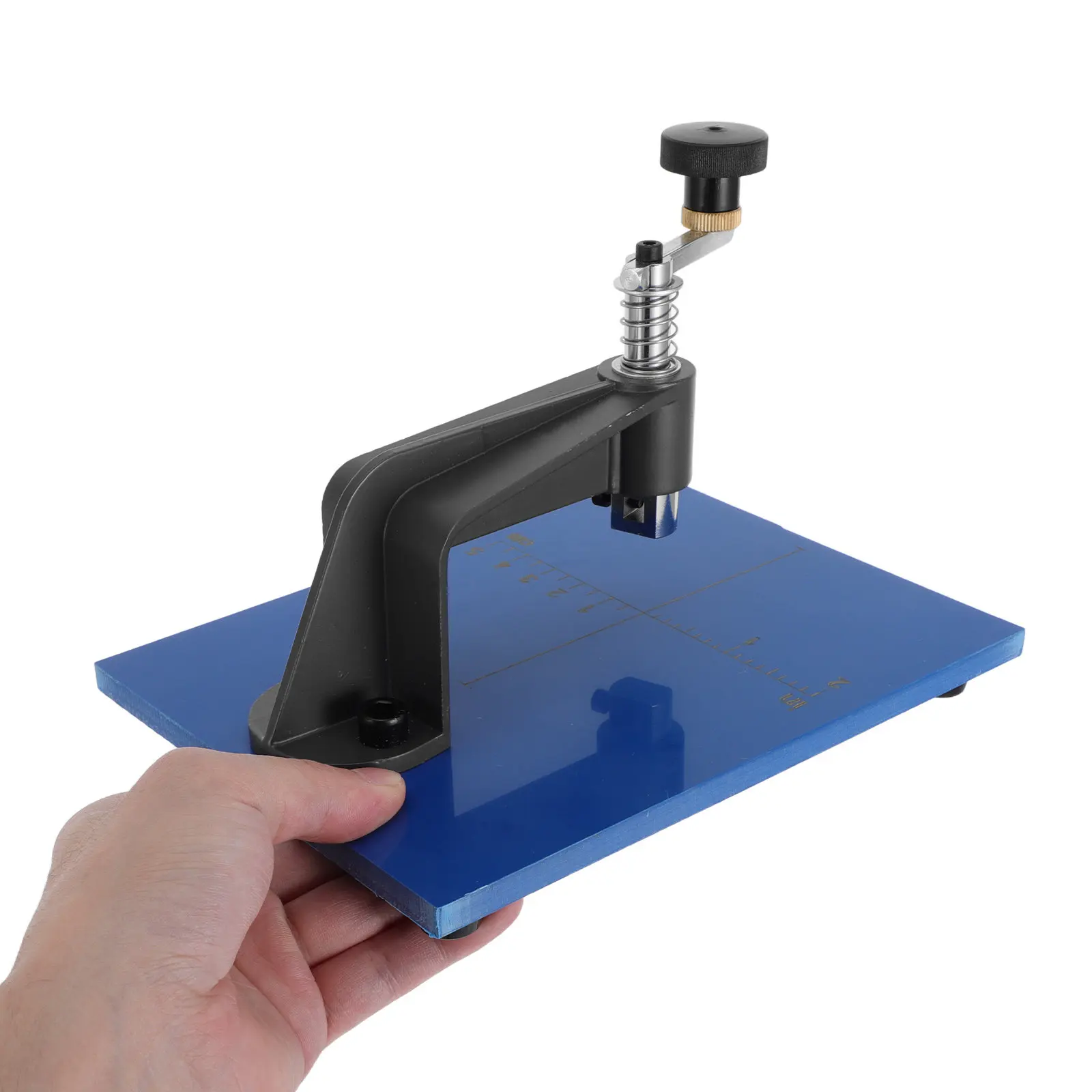 1Set Precision Dual Scale Glass Circular Cutter Tool Adjustable 0.39-3.93 Inch Lens Cutter for Stained Glass Mirror Lenses DIY