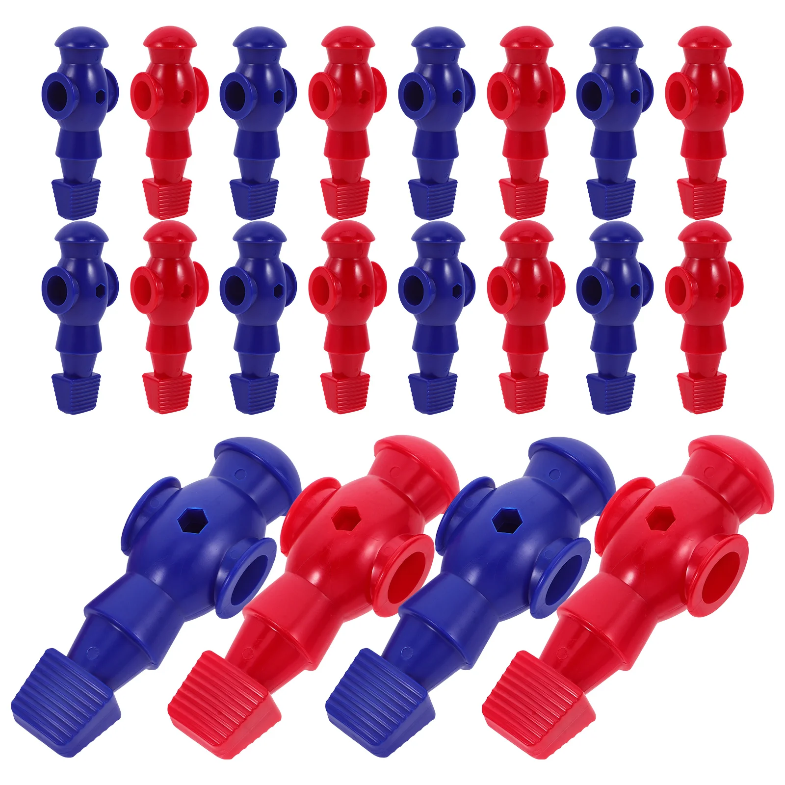 

26 Pcs Table Games Dolls Foosball Player Soccer Football Parts Baby Figurines Counterbalanced Players