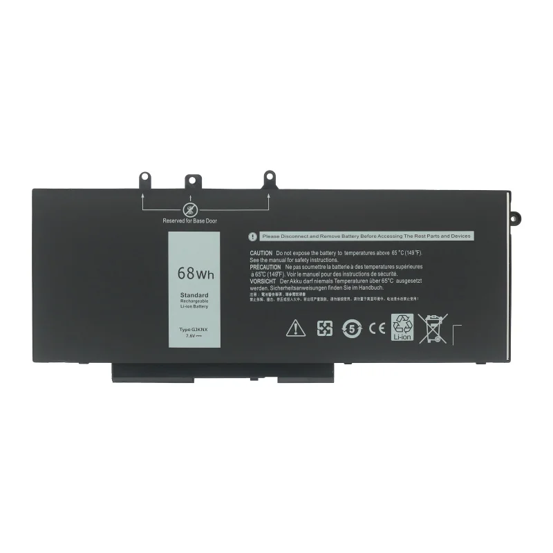 GJKNX Laptop Battery For E5480 5580 5490 5590 For M3520 M3530 GD1JP 7.6V 68WH