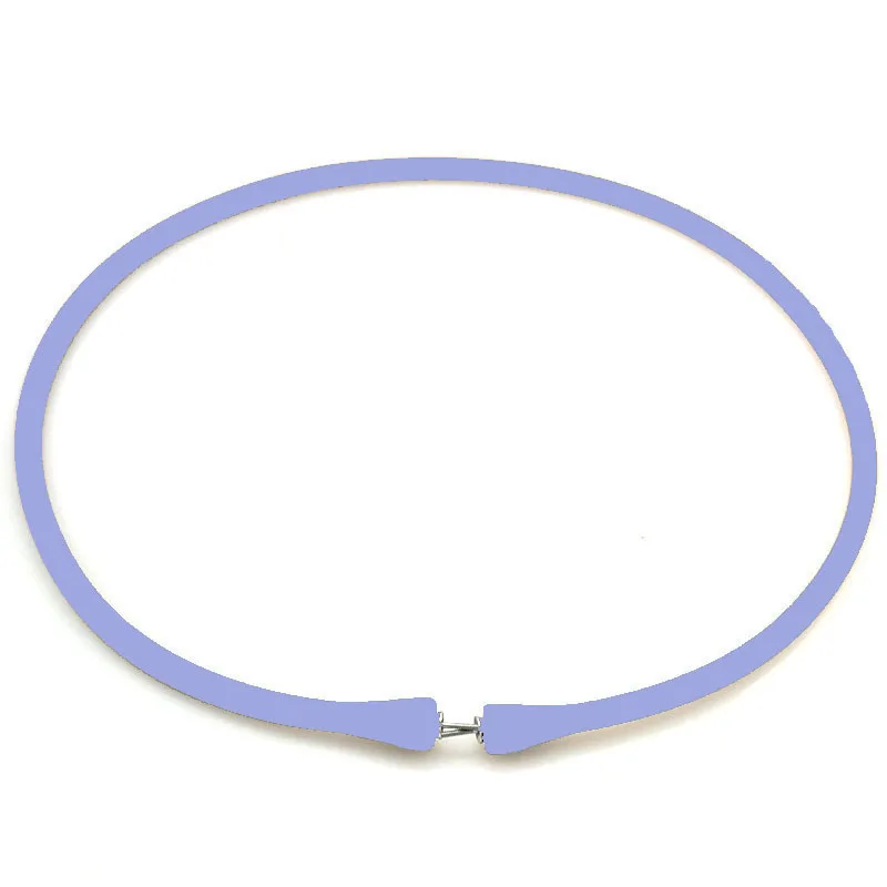 Wholesale Periwinkle Rubber Silicone Band for DIY Custom Necklace