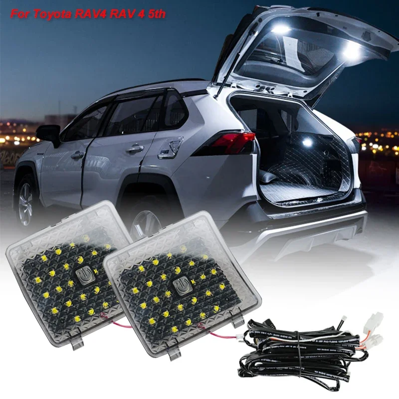 For Toyota Rav4 2019 2020 2021 5th RAV 4 2022 LED Car Trunk Light Luggage Trunk Top Lamp Tailgate Lights Suitcase Tail Light