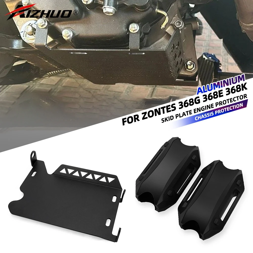 

FOR Zontes 368G 368E 368K Skid Plate Engine Chassis Guard Anti-Collision Engine Bottom Protective Cover 368 G/E/K 2024-2025-2026