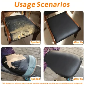 جلد صناعي ناعم 0.9 مم مع أريكة جلدية ذاتية اللصق للإصلاح ، طاولات وكراسي جلدية ، حرف DIY ، جلد PVC أعلى 10 مبيعات لإصلاح الفراء الاصطناعي - رقم 6