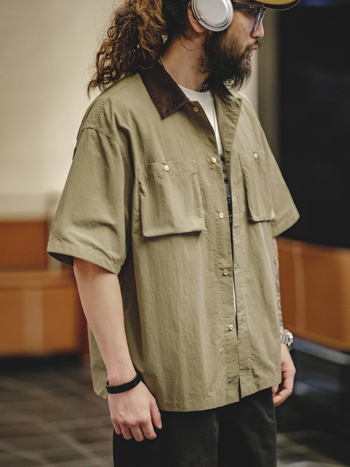 

Легкие дышащие водонепроницаемые летние мужские рубашки Maden American для активного отдыха и охоты свободного кроя