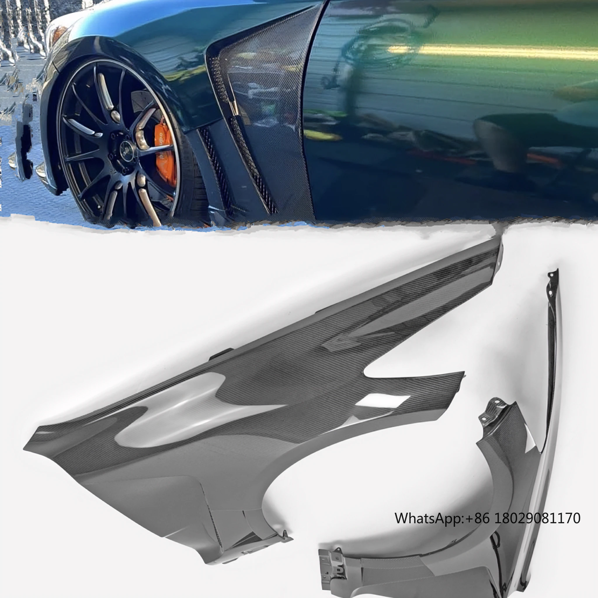 

High Quality Automotive Specific Carbon Fiber Leaf Side Panel Protective Plate Suitable for Stinger EPA Type 2