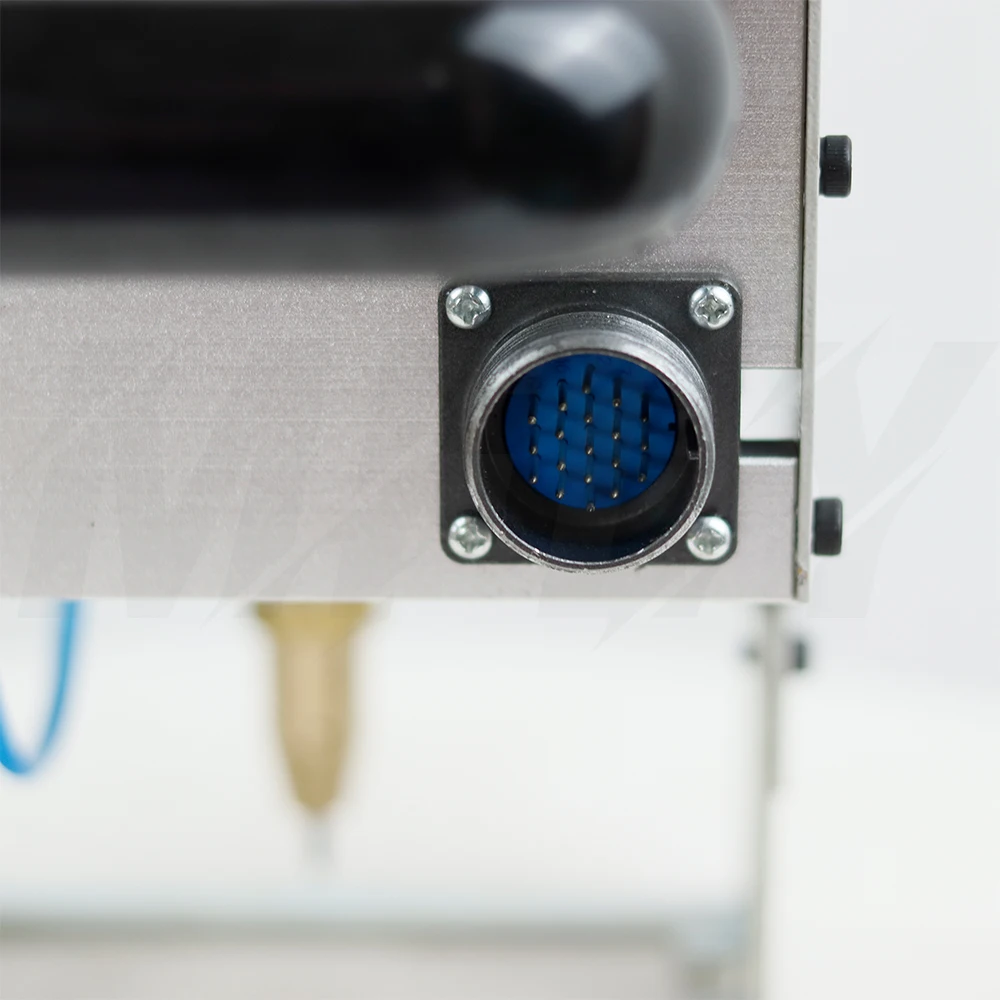 Portable Engraving Pneumatic Marking Machine 80x30mm Touch Screen For Nameplate Cylinder Number Frame Chassis