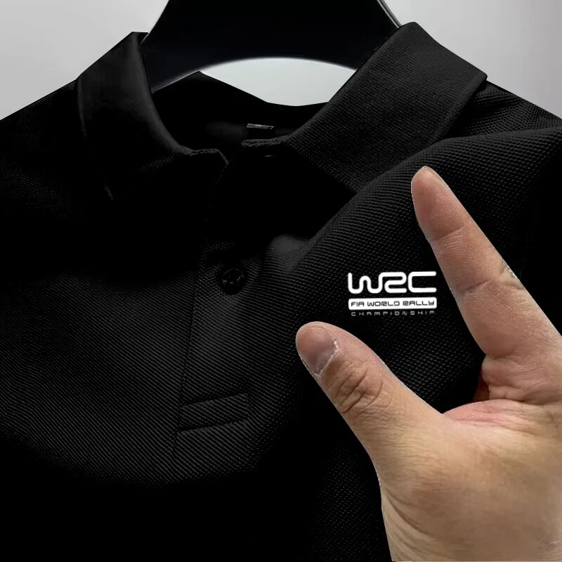 World Rally Championship WRC New Fashion Polo Shirt Men Casual Turn Down Collar Short Sleeve Shirt Slim Fit Summer Tops Polo