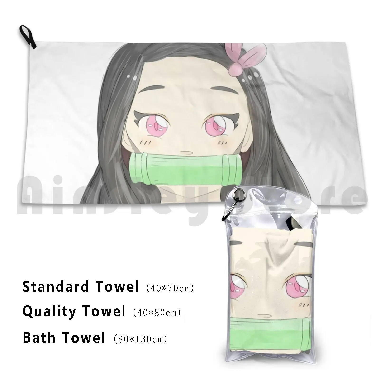 Towel Nezuko 2896 Nezuko Demon Kimetsu No Yaiba Anime Manga Muzzle