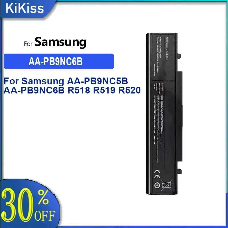 

Portable Battery For Samsung AA-PB9NC5B AA-PB9NC6B R518 R519 R520 R522 R540 R580 R610 R620 R700 R425 NP350V5C NP350U5C NP350E5C