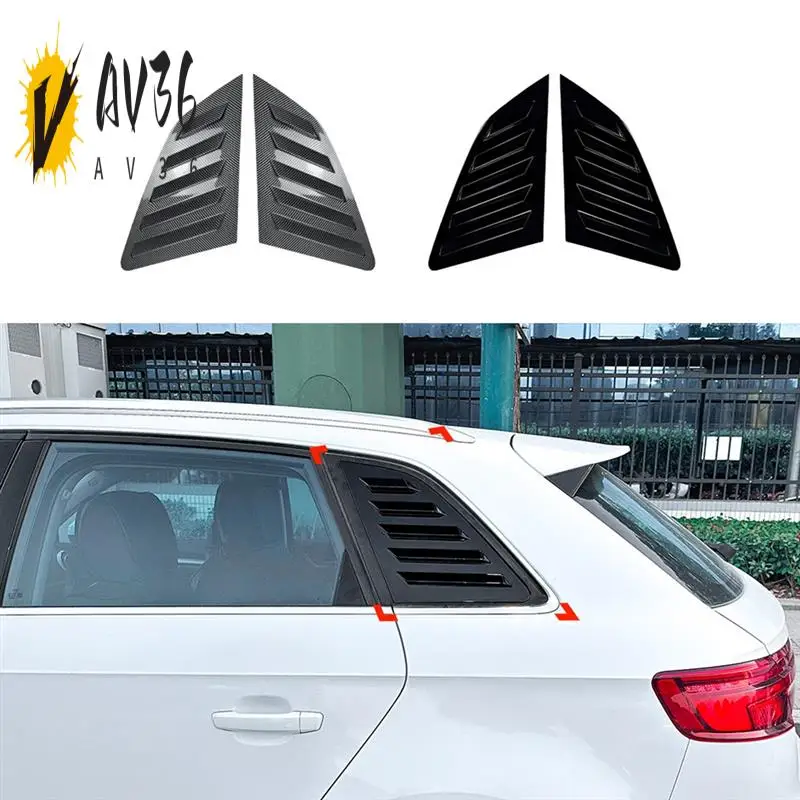 

AV36-автомобильные задние треугольные жалюзи, жалюзи, накладка на крышку для A3 S3 8V Hatchback 2014-2020