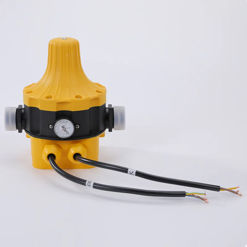 Yellow Water Pump Electronic Water Flow Pressure Switch Automatic Water Tower Liquid Level Controller