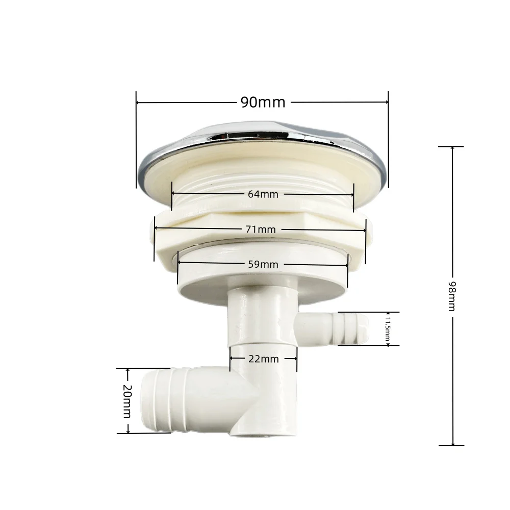 Φ90mm Cover Adjustable Nozzle With Concave Flower Bathtub Jet Nozzle ABS Chrome Cover PVC Body Massage Bathtub Bubble Nozzle