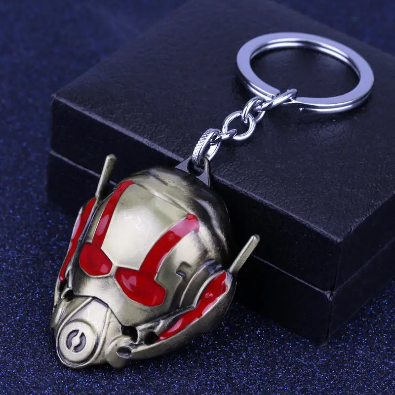 Marvel Avengers Ant-Man brelok antyman metalowy brelok do kluczy breloczek do kluczy dla mężczyzn kobiet wisiorek moda biżuteria prezenty