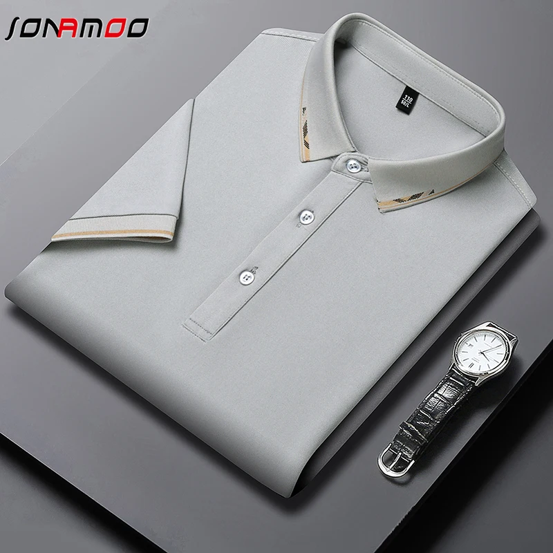 

Рубашка-поло мужская однотонная, хлопок, короткий рукав, удобная и дышащая, для работы и отдыха, лето 2024