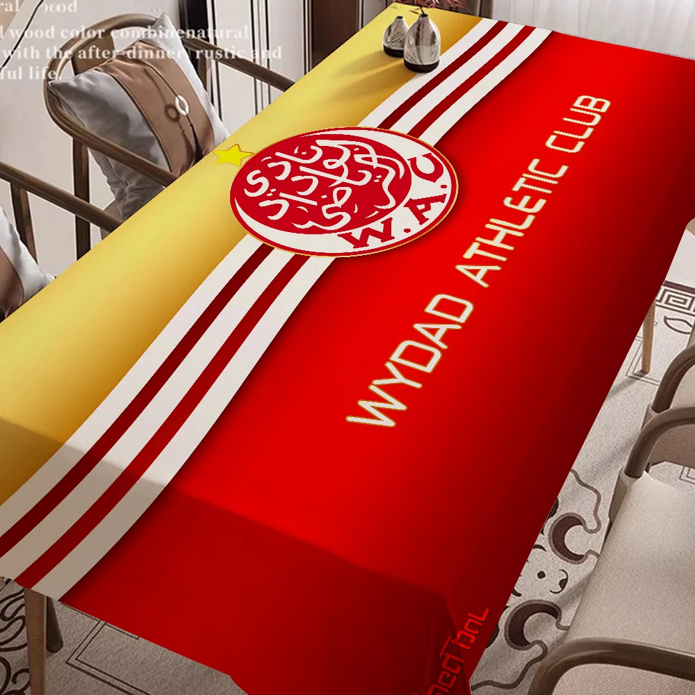 

Wydad Athletic Club Tablecloth Birthday Party Wedding Christmas Table Cover Wipe Desk Cloth Decor Covers Rectangle