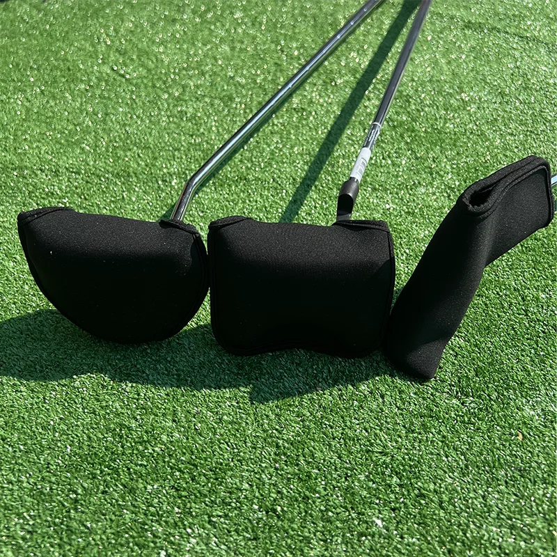 capa-protetora-simples-preta-para-putter-de-golfe-em-material-de-mergulho-para-putters-retos-quadrados-e-meia-lua-protecao