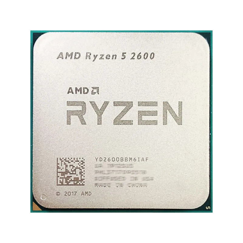 AMD Ryzen 5 2600 مستعمل R5 2600 3.4 جيجا هرتز GAMING Zen + 0.012 65 واط YD2600BBM6IAF المقبس AM4 #1