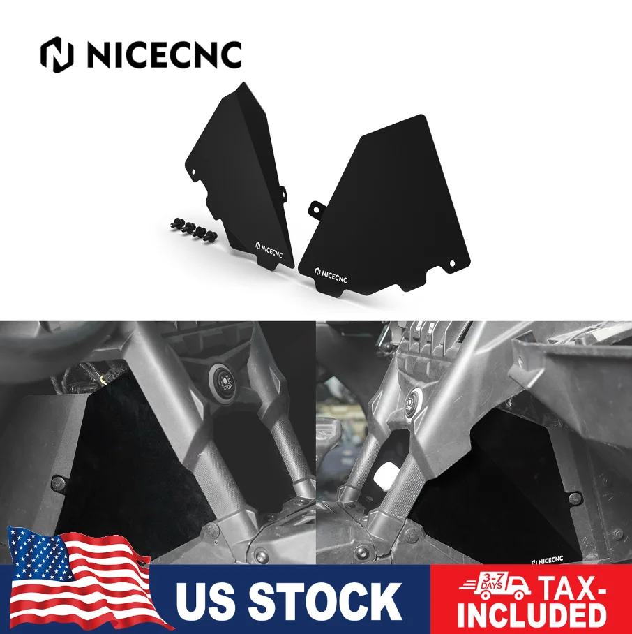 

For Maverick X3 Glove Box Panel For Can Am Maverick X3 2017-2021 Max R RR 4x4 Turbo XMR UTV Accessories Center Console Aluminum