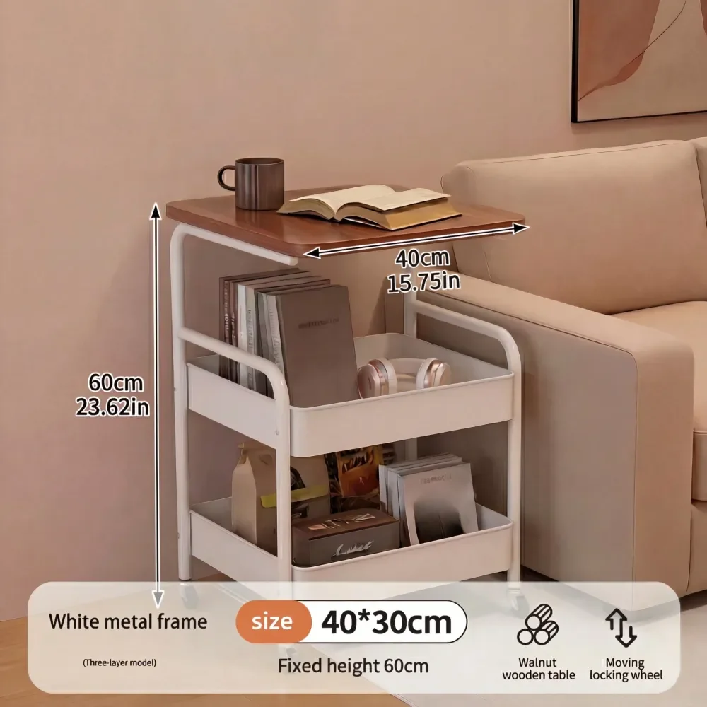 

Office Desk, Portable Small Computer Desk, Study Desk With Wheels, Adjustable Height Standing Desk, MultiFunctional, Suitable F