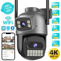 BESDER 5G HZ Wifi Camera 8MP Auto Tracking 10MP Outdoor CCTV Wifi Surveillance IP Camera PTZ Security Protection O-Kam Pro App
