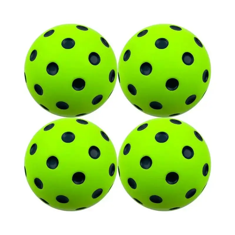 New 1PC Silent Pickleball Indoor Entertainment Silent Practice Ball PU Foam High Bounce Resistance Not Disturbing People