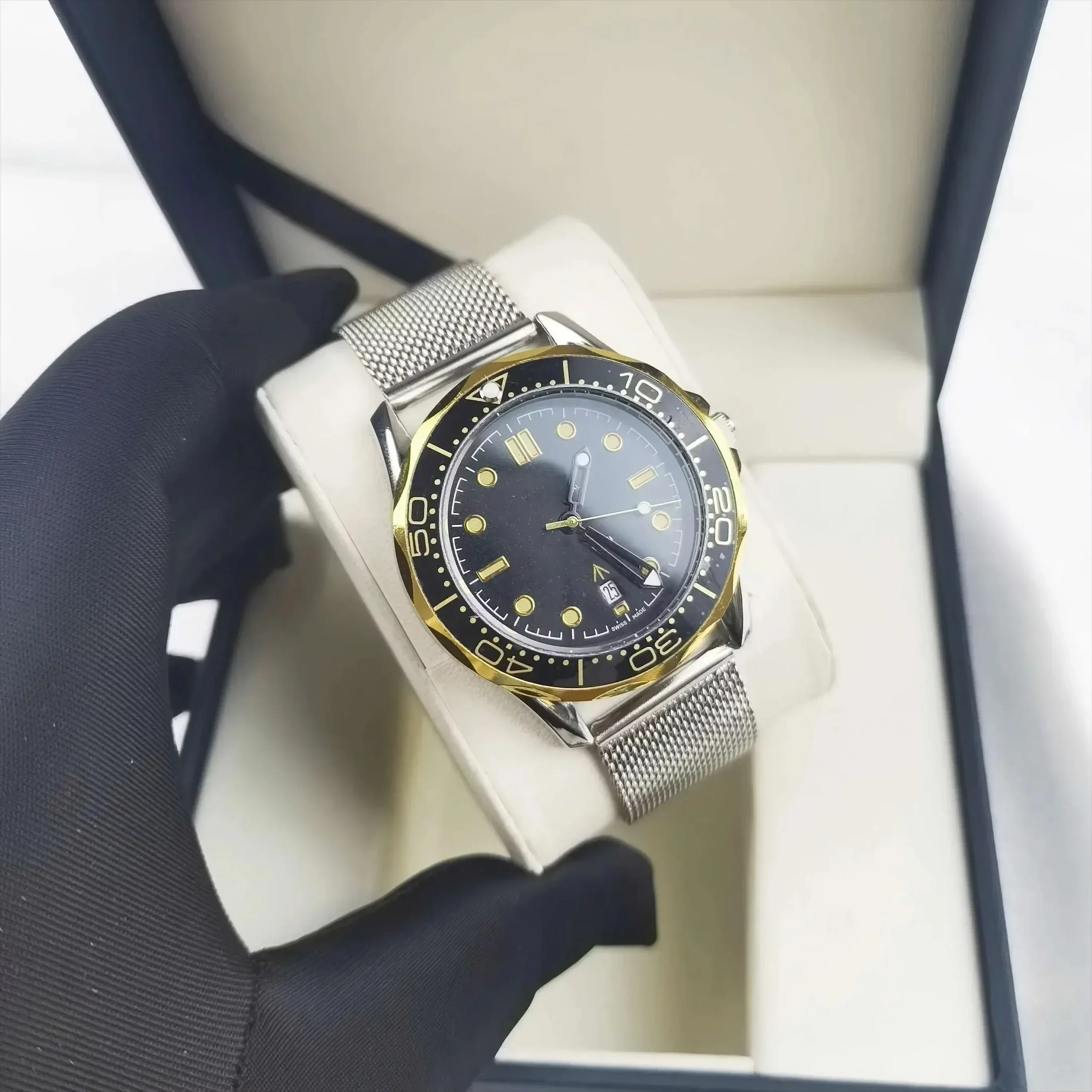 Jam Tangan Digital Quartz Pria, Kronograf, Jam Tangan Outdoor Tahan Air Pria, Gratis