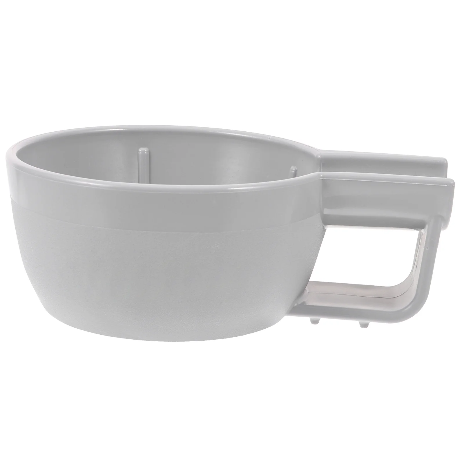 Shave Bowl Thick Edge Polished Durable Plastic Large Capacity Shaving Soap Container Stable Non-Slip Men's Foaming Bowl