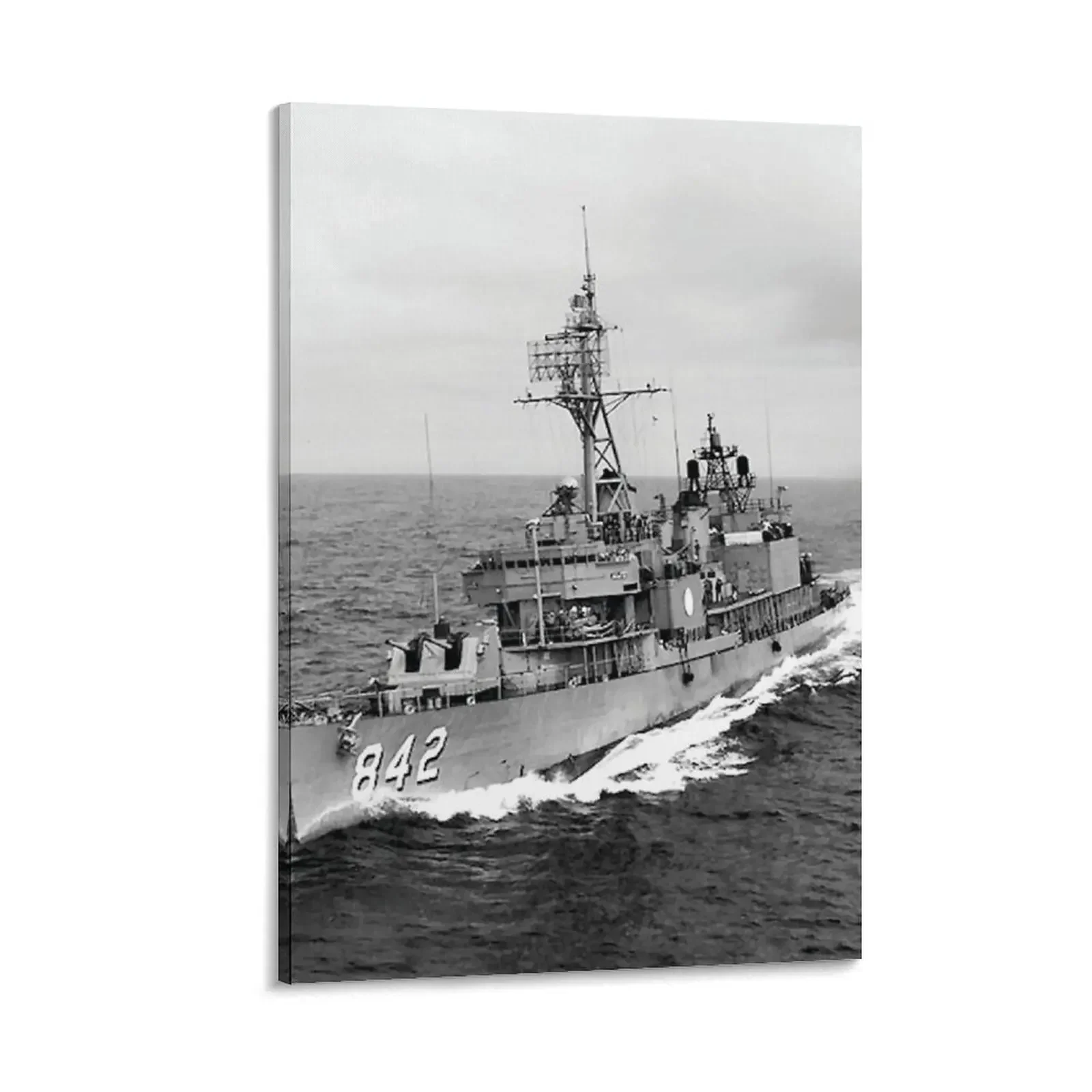 

USS FISKE (DD-842) SHIP'S STORE Canvas Painting decorations for the room room decorations for girls decorative wall canvases