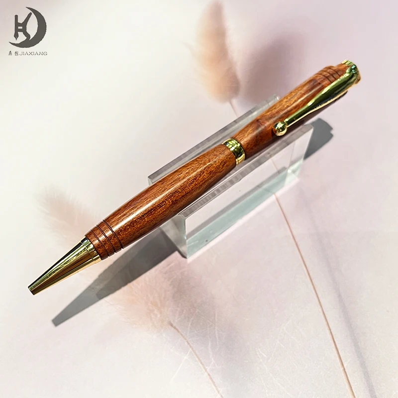 1 Stück 910 Luxus-Vintage-Kugelschreiber aus schmalem Sauerholz, Business-Büro-Stift, Geschenk, cooler, schöner Gelstift aus Holz für Männer und Frauen – Detail 9