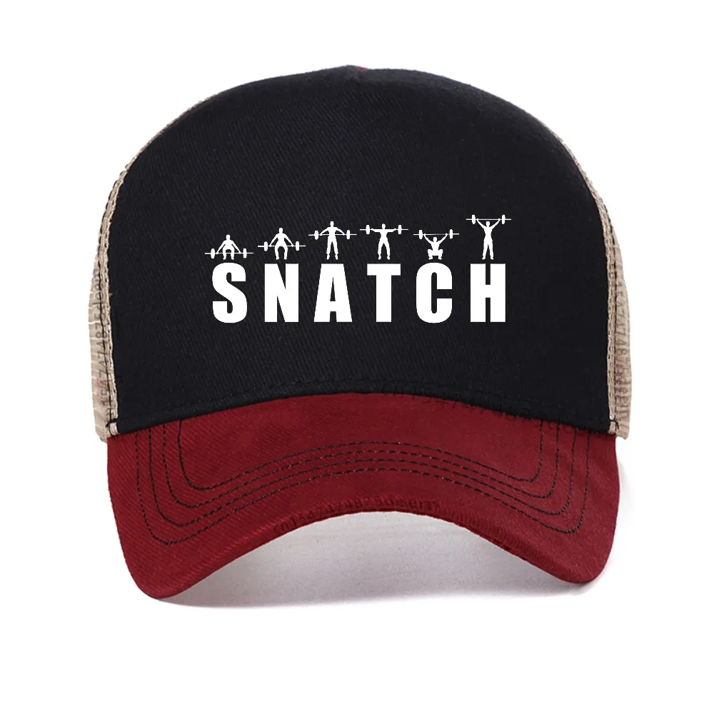 

Snatch Essential Anime Design mesh baseball cap Bodybuilding Pumping GYM Muscle caps summer Casual Breathable sun hats