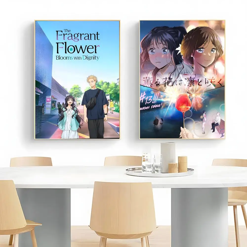 Gentle Romance Manga T-The Fragrant Flower Blooms With Dignity Poster Wall Art Print Decorative Mural Home Decor Gift Unframed