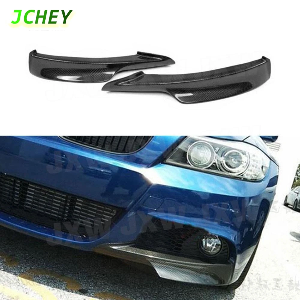 

JCHEY диффузор из углеродного волокна, передние разветвители для губ, фартуки для BMW 3 серии E90 M Sport M-Tech 2006-2012, бампер, крылышки автомобиля