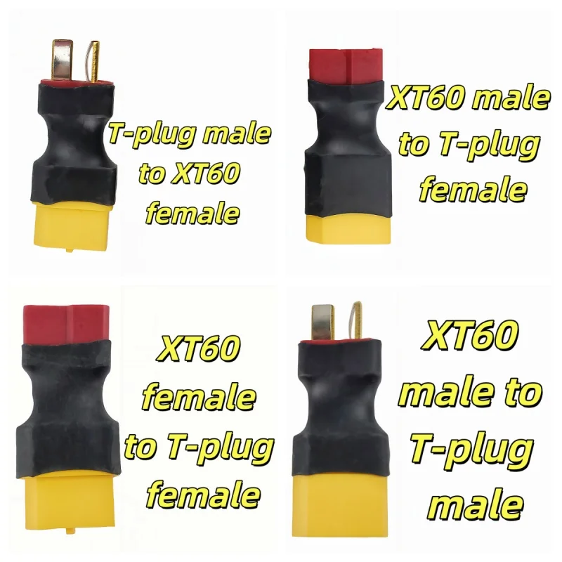 XT60 auf T-Plug/XT60 Stecker auf T-Plug Stecker / T-Plug Buchse auf XT60 Buchse Adapter für RC Quadcopter LiPo Akku Steckverbinder