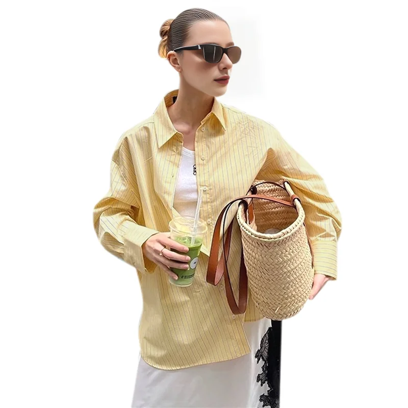 

Button Down Shirts For Women Striped Printed Long Sleeve Shirt,Long Sleeve Tops-A55G