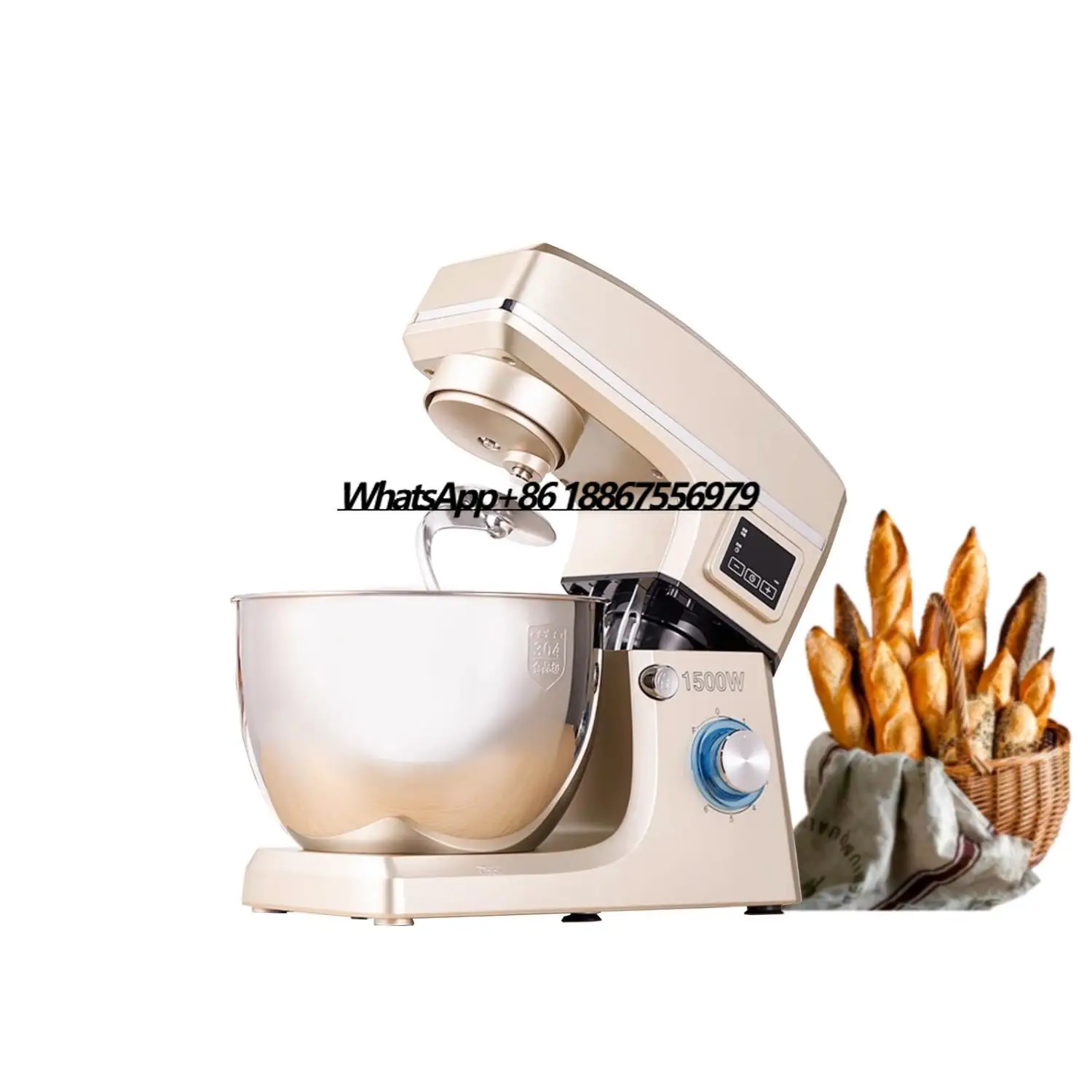 

Kitchen 8L Appliances Planetary Dough Processor Food Stand Mixer Electric Plastic Stainless Steel Family SY Stand / Table 1500
