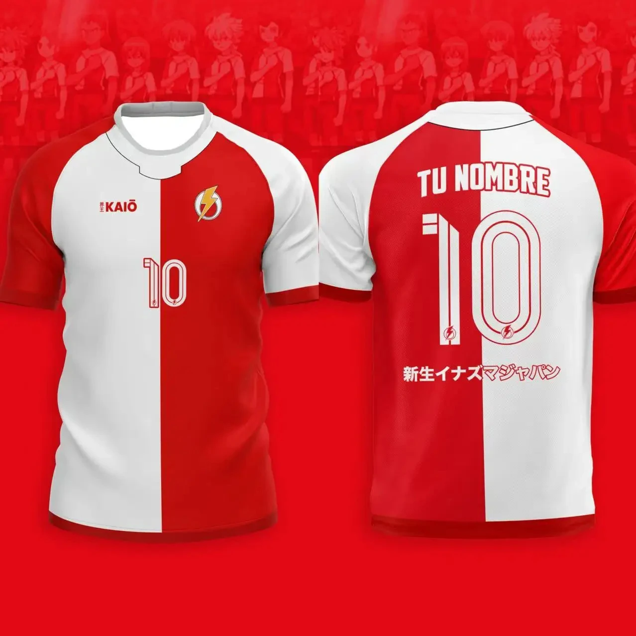 Popular Inazuma Eleven Kaio Jersey 3D Print Kids Anime Football T-Shirts Fashion Men Women Sports Tees Oversized Y2k Soccer Tops