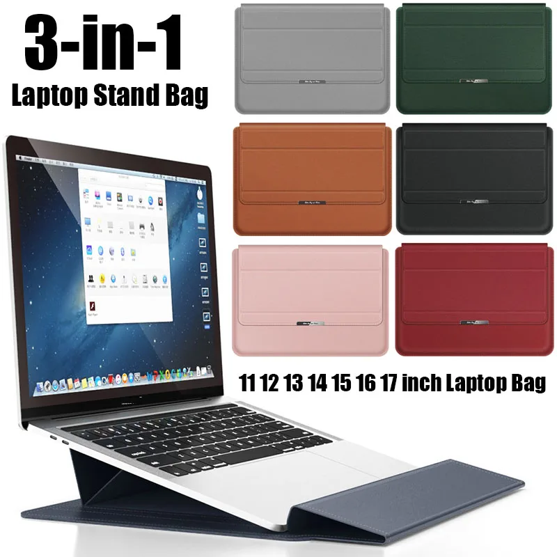 3-in-1 Laptop Stand Bag Laptop Sleeve Stand Wrist Hand Table Carrying Cover Bag Laptop Laptop Liner Laptop Storage Bag Stand