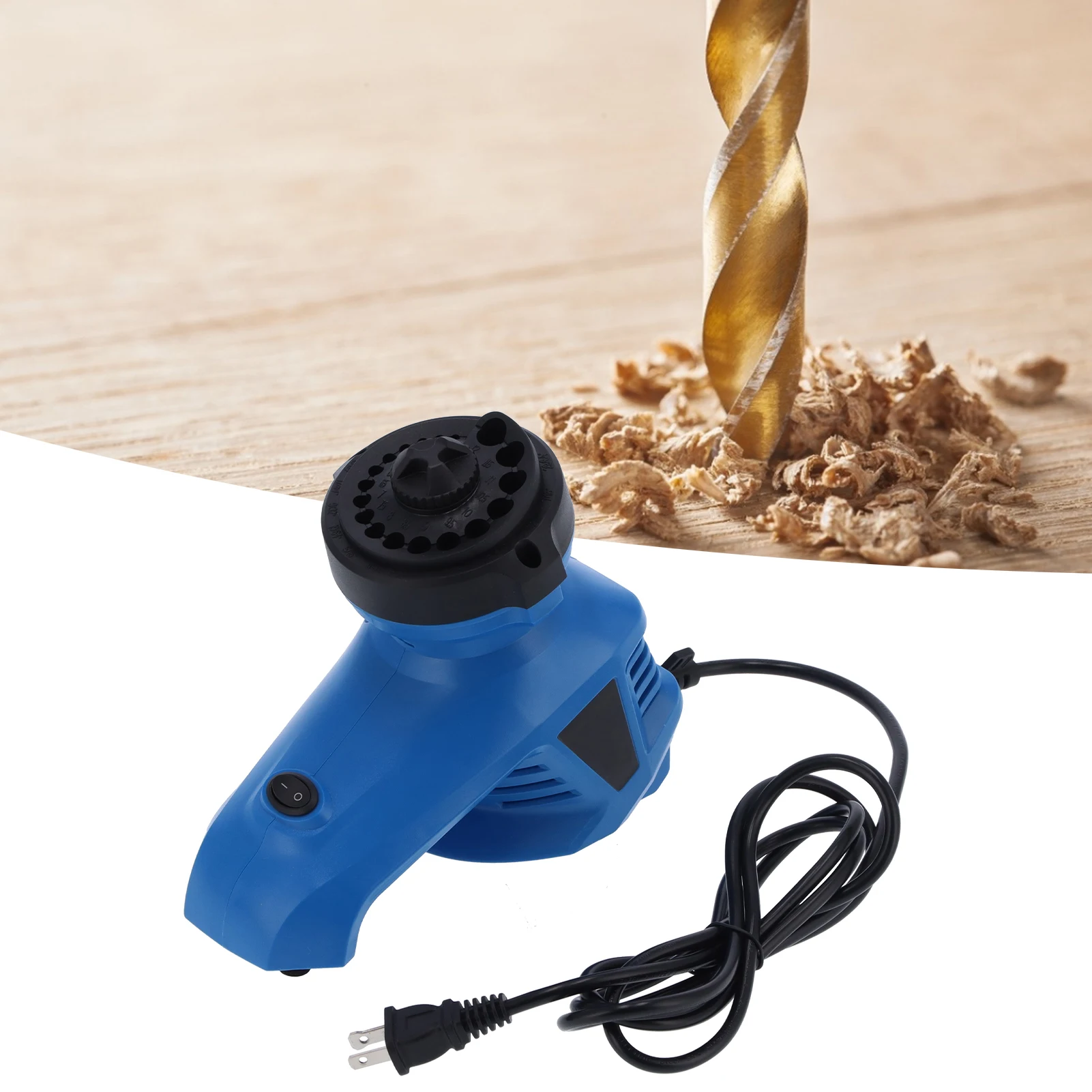 Electric Drill Accessories Drill Sharpener Household Electric Non‑Slip Multi‑Function Drill Grinding Machine for Twist Drill