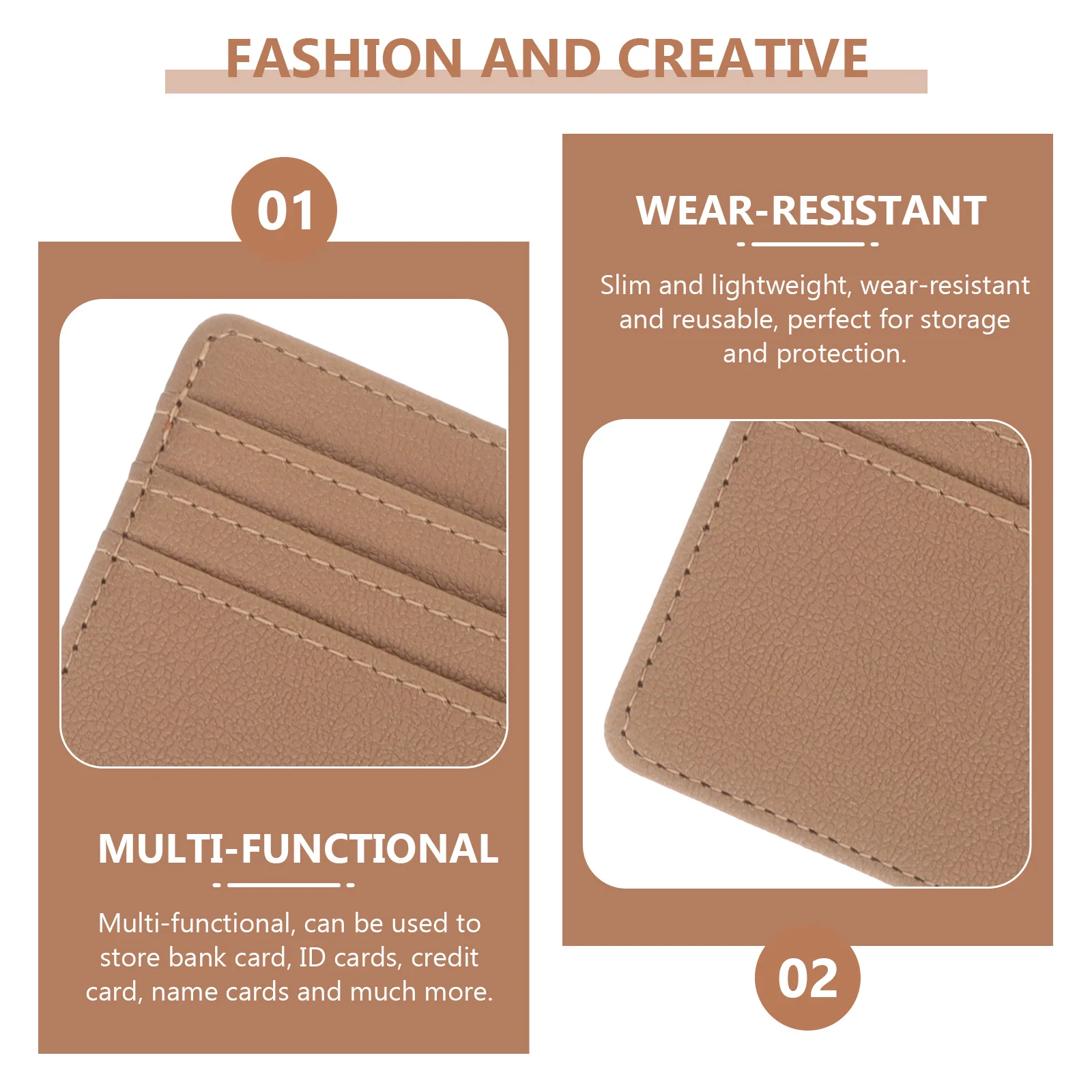 

2Pcs PU Card Sleeves Demagnetization Protection Bank Credit Id Card Holder Protective Cover Subway Cards Sleeves