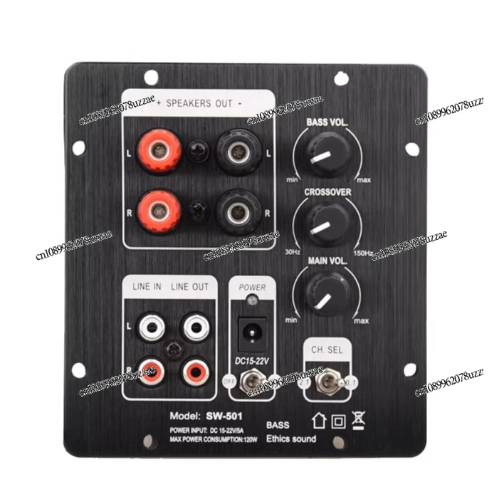 Fine Audio 2.1 Channel Subwoofer Power Amplifier Board, Digital Power Amplifier Board TPA3118 with Independent 2.0 Output
