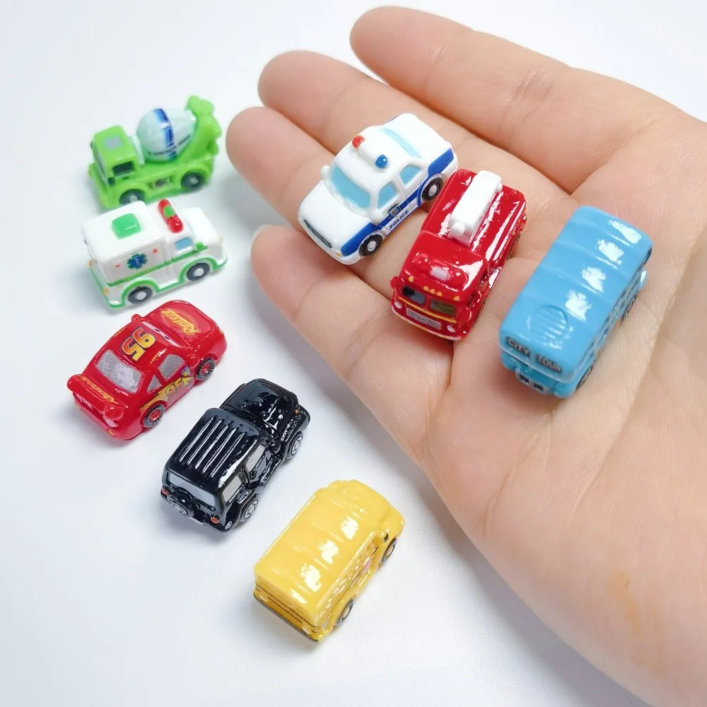 Wholesale Simulation Cartoon Racing Supercar Car Motorbike Dollhouse DIY Decoration Accessories Dollhouse Decor