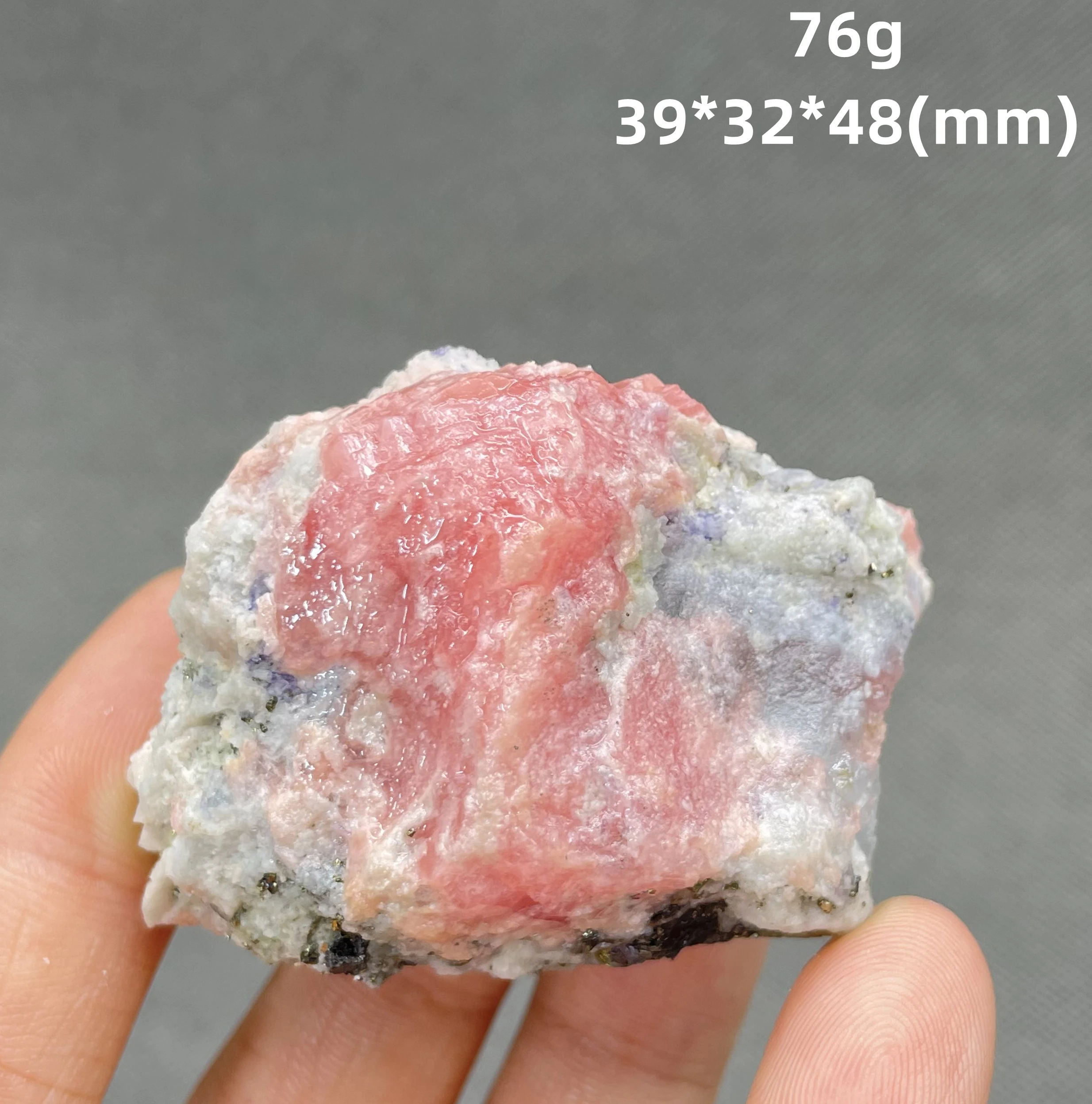 AAA+! BIG! 100% Natural pink rhodochrosite mineral specimen crystal Stones and crystals Healing crystal from China