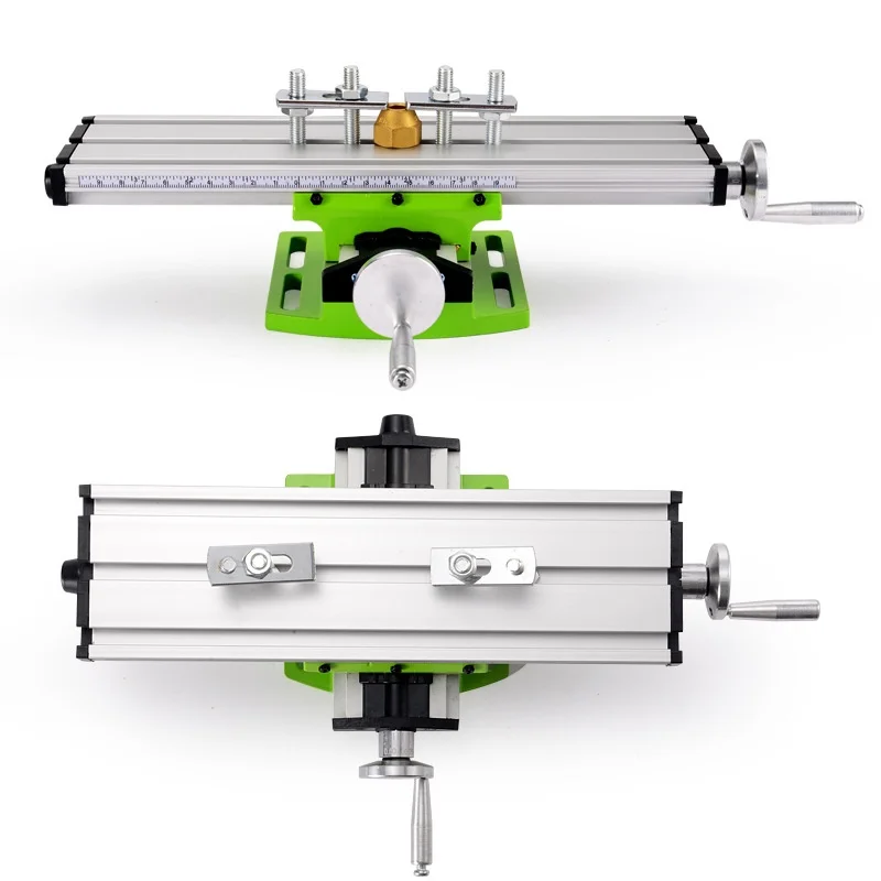 BG-6300 Cross-Slide Multifunctional Workbench, Micro Bench Drill and Milling Machine Workbench, Adjustable X-Y Workbench