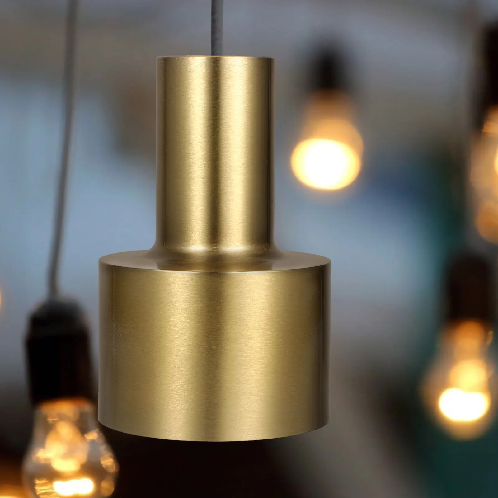 

Retro Decor Industrial Lamp Shade Golden Color Iron Material Replacement For Bedroom Living Room Metal Lampshades Cover