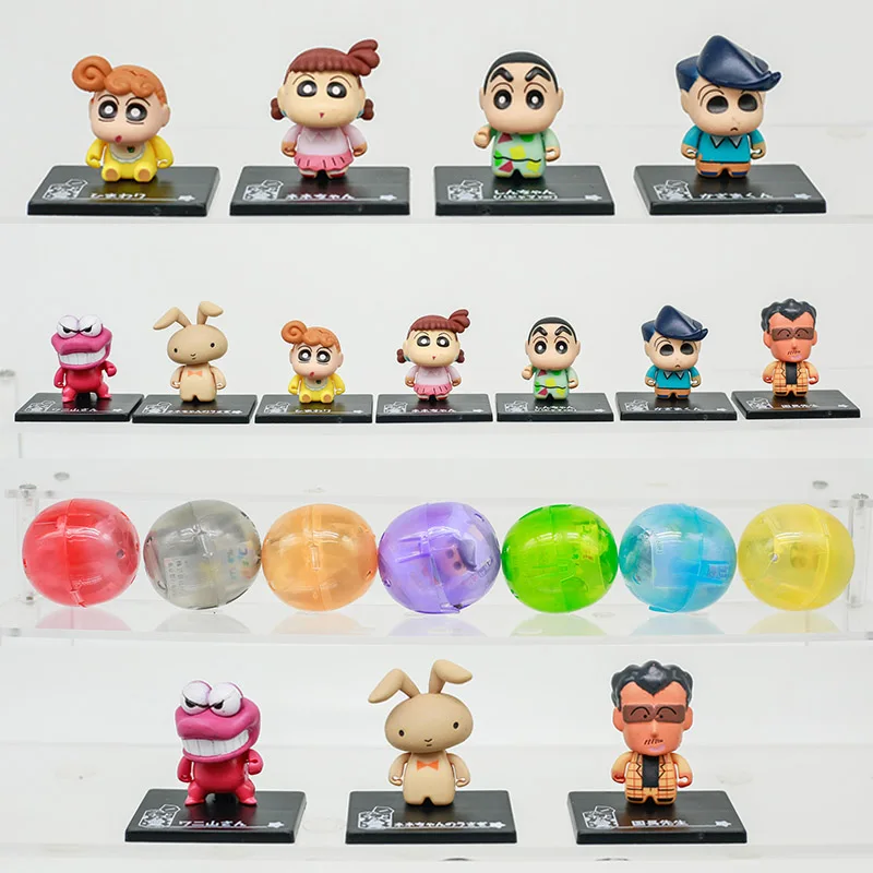 

Crayon Shin-chan Figure Nohara Hiroshi Shiro Misae Kazama Toru Takakura Bunta Model Gashapon Capsule Toy Collection Kids Gifts