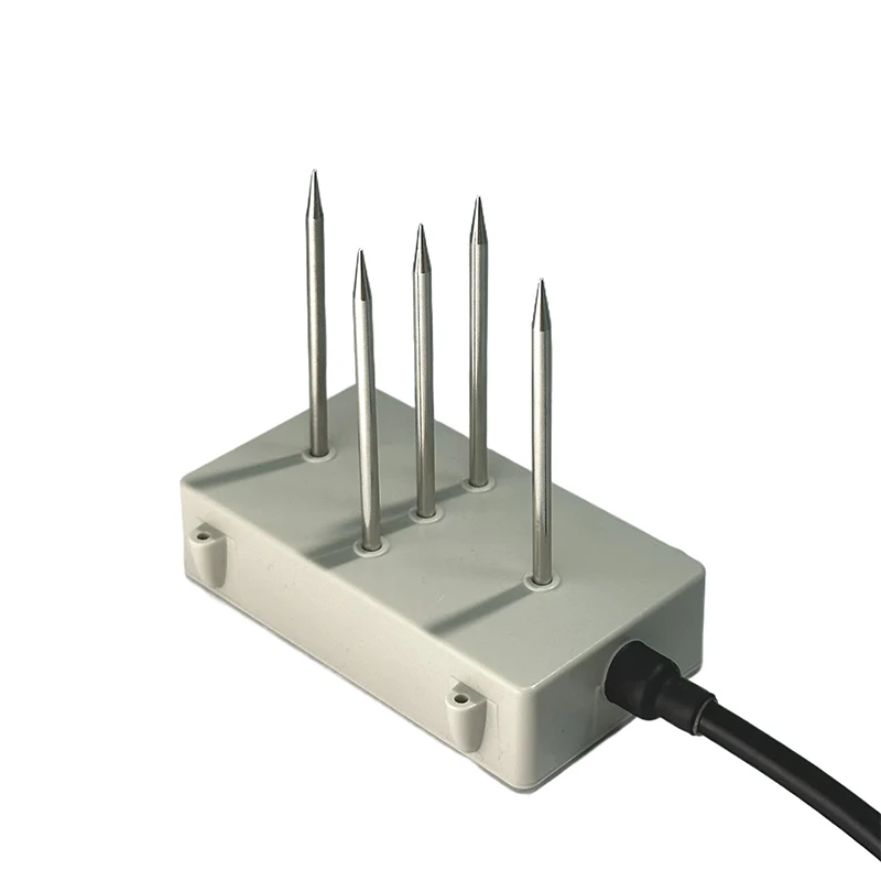 الرطوبة الرطوبة، مستشعر درجة الحرارة EC للزراعة المائية. مستشعر البيت الأخضر. (صوف الصخور، Cocopeat) واجهة SDI12