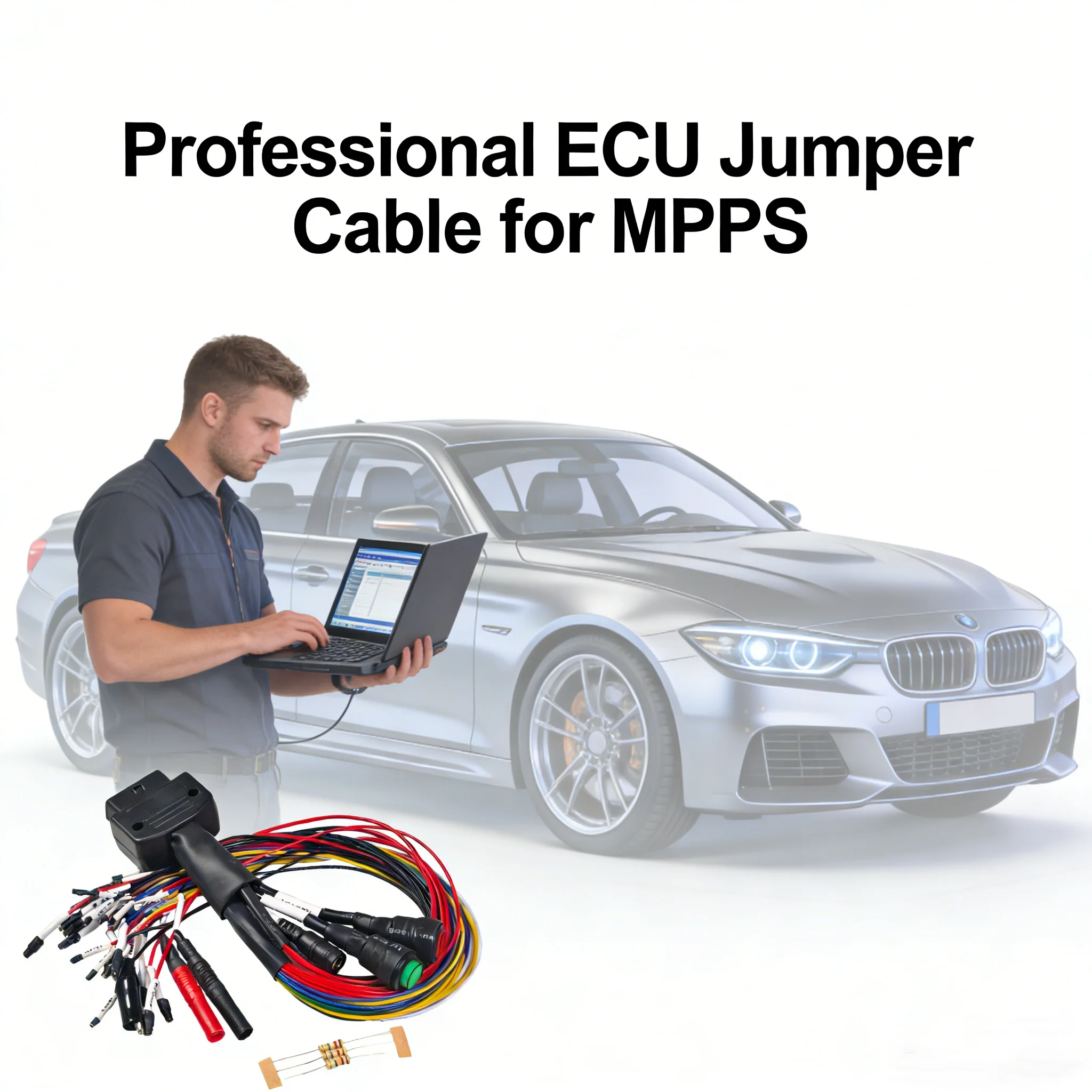 For MPPS Newest Breakout Trice Cable Full Protocol OBD2 Jumper Cable for ECU Chip Tunning Tools