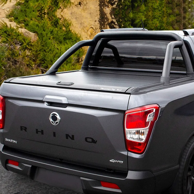 

Clrak AutomobileCustom Pickup Truck Push-pull Roller Lid Shutters for Ssangyong Double Cab Anti-rust Trunk Top Covers with Zinc