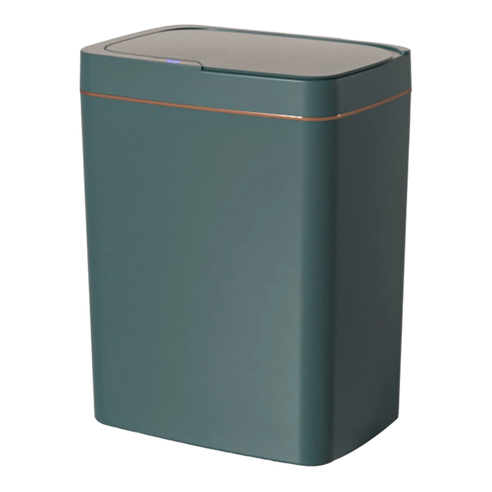 15/18L Automatic Trash Bin Waterproof Electric Garbage Bin Quiet Auto Motion Sensor Rubbish Can Rechargeable for Bathroom Toilet