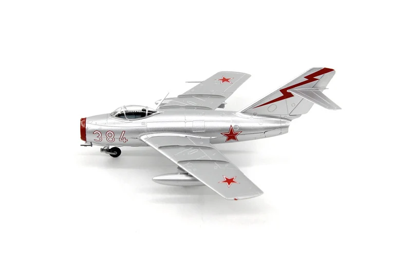 1/72 37130 Soviet Mig-15 fighter model red 384 # 1951 model  Finished product collection model